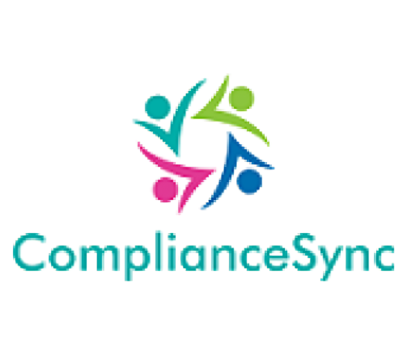 A logo of compliance sync